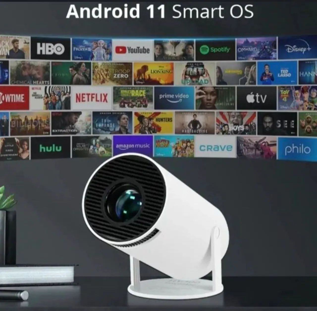 Projetor HY300 (Android, Wi-Fi, HDMI, USB, Bluetooth) - Foto 5