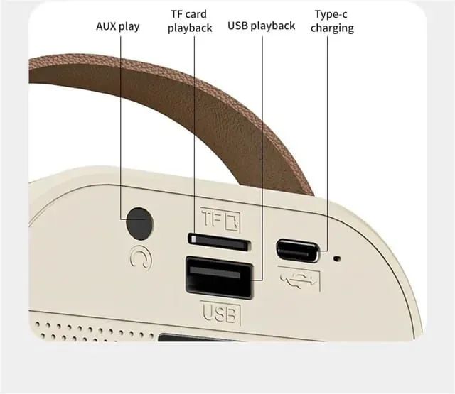 Caixa de som com karaokê e bluetooth - Foto 4