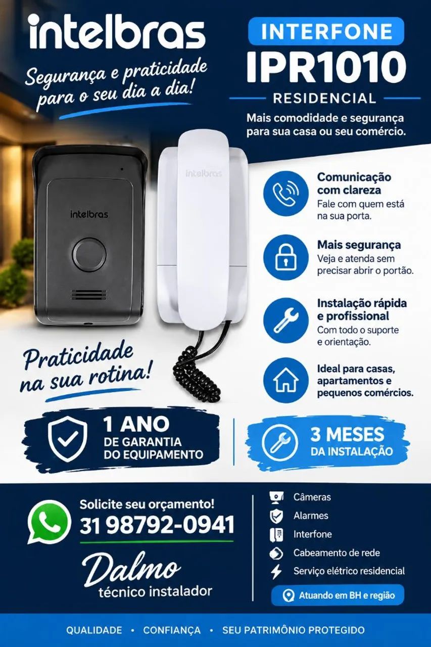 Dalmo profissional circuito fechado cftv