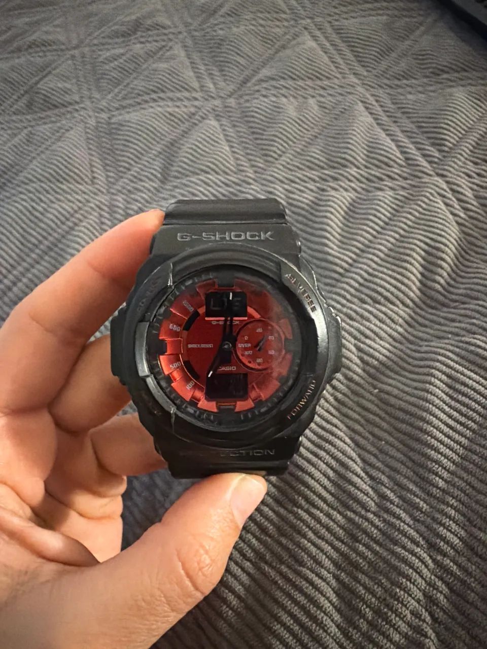 ? G-SHOCK CASIO GA-200 - PRETO/VERMELHO | ORIGINAL - Foto 3