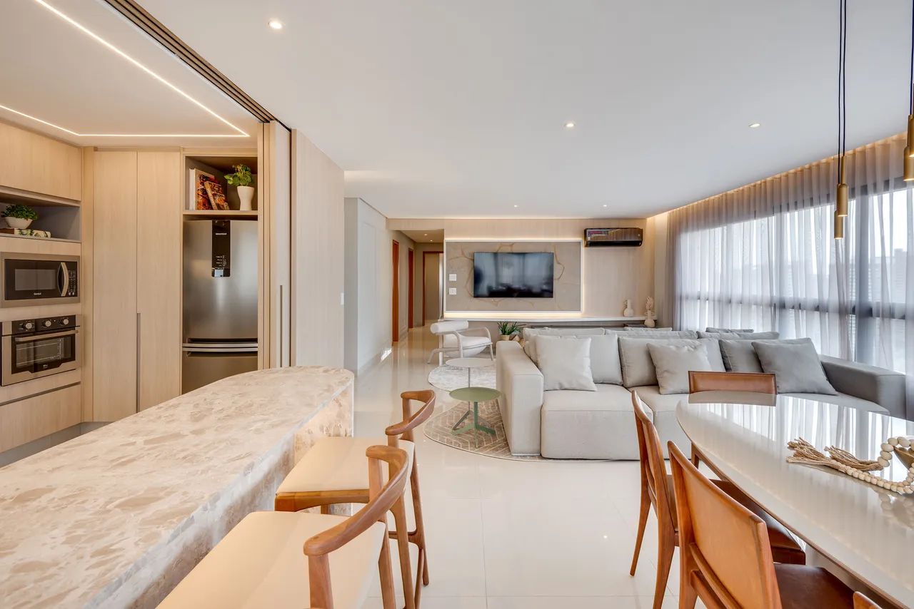 Apartamento para venda com 116 metros quadrados com 3 quartos em Setor Marista - Goiânia - - Foto 3