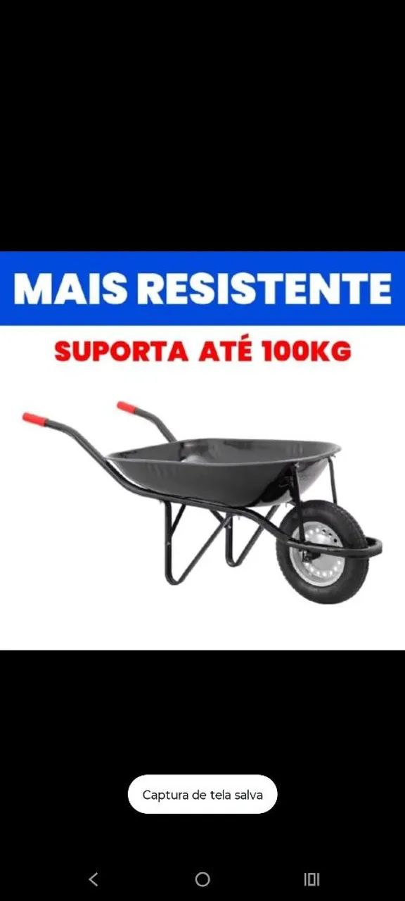 Carrinho de mão marca maestro master 