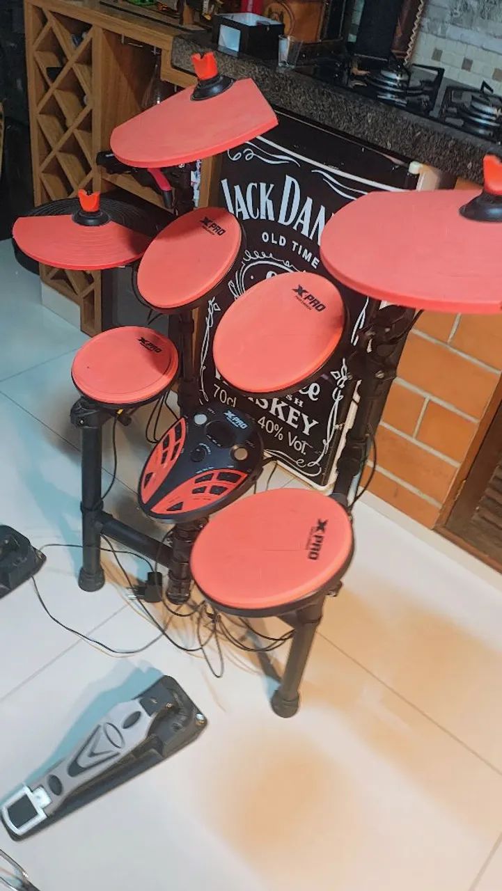 Bateria eletrônica X-Pro percussion  - Foto 5