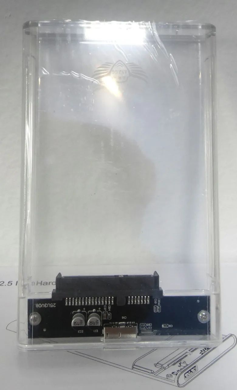 CASE USB 3.0 Transparente - Foto 3