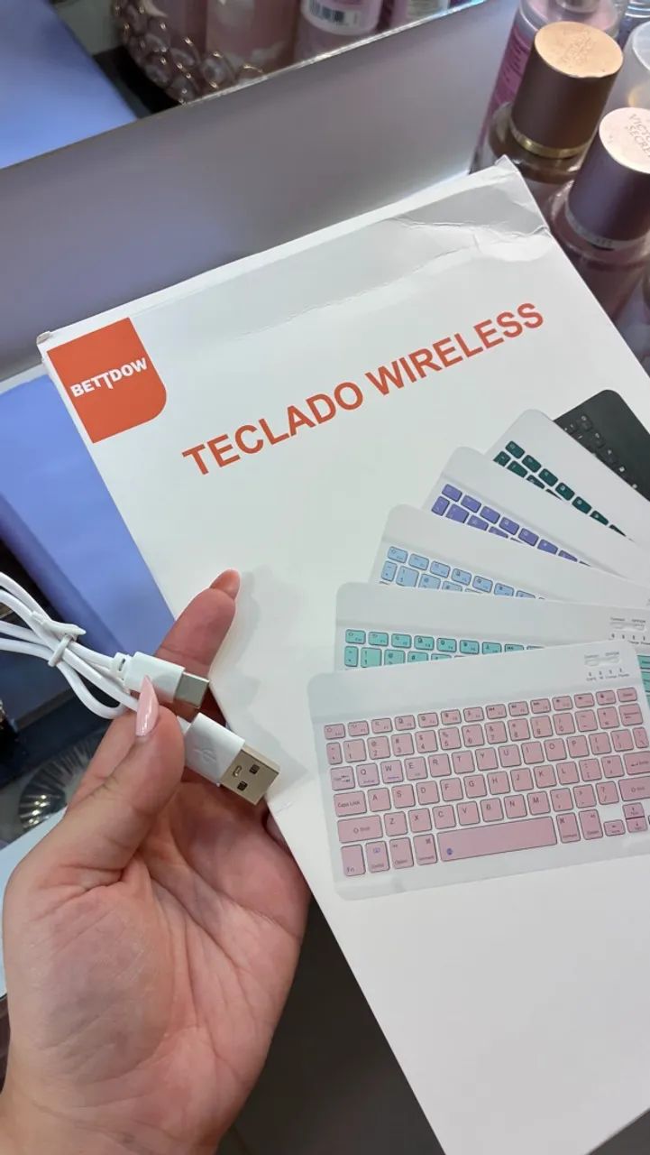 Capa teclado para ipad 11, nova! - Foto 2