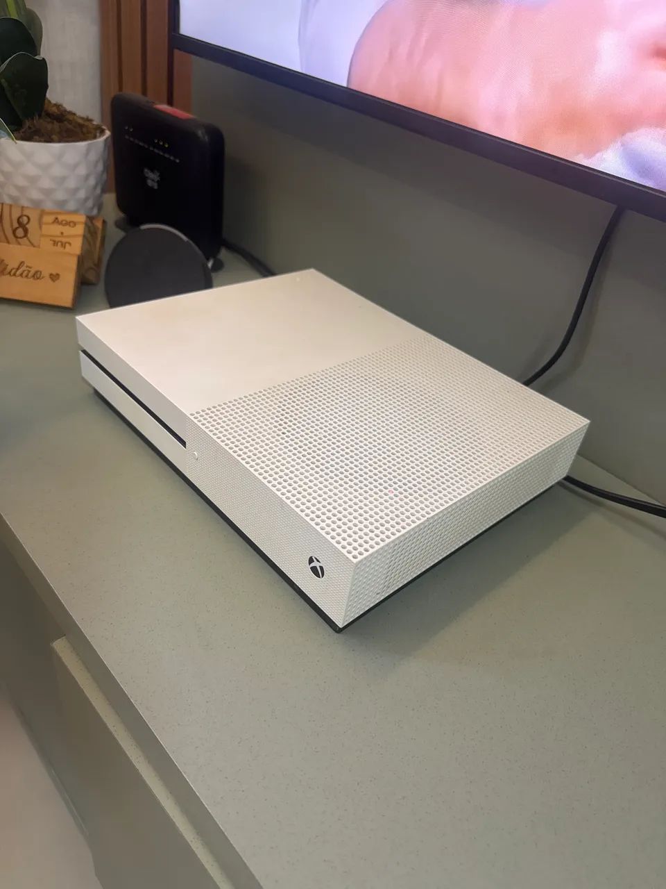 Xbox One S Branco ? Excelente estado - Foto 2