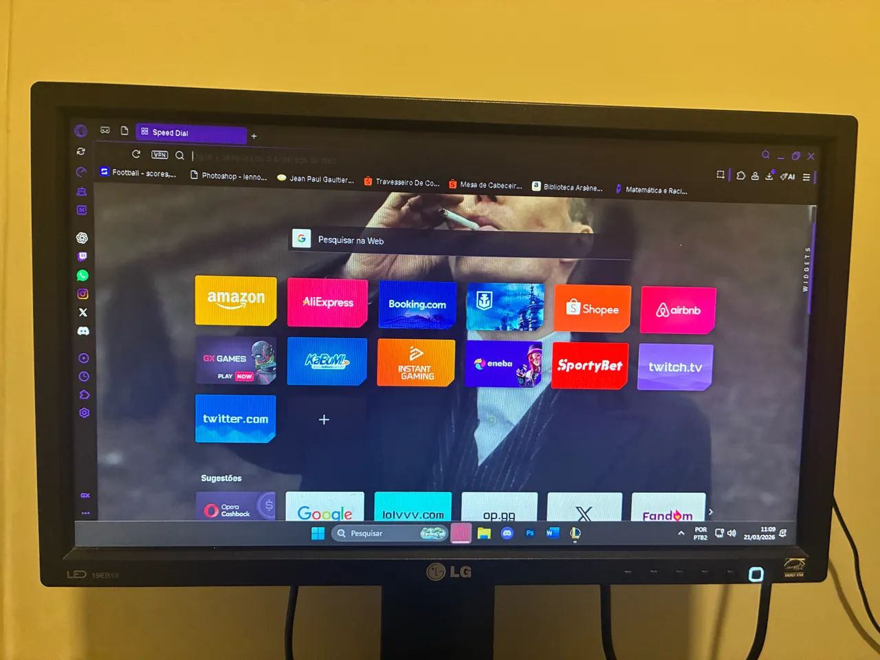 Monitor LED LG 19EB13 - Foto 4