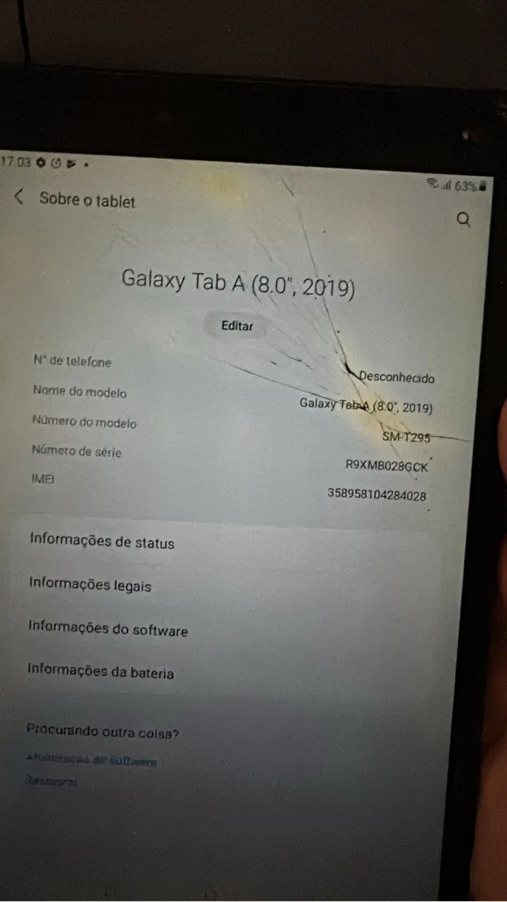 Tablet Samsung 