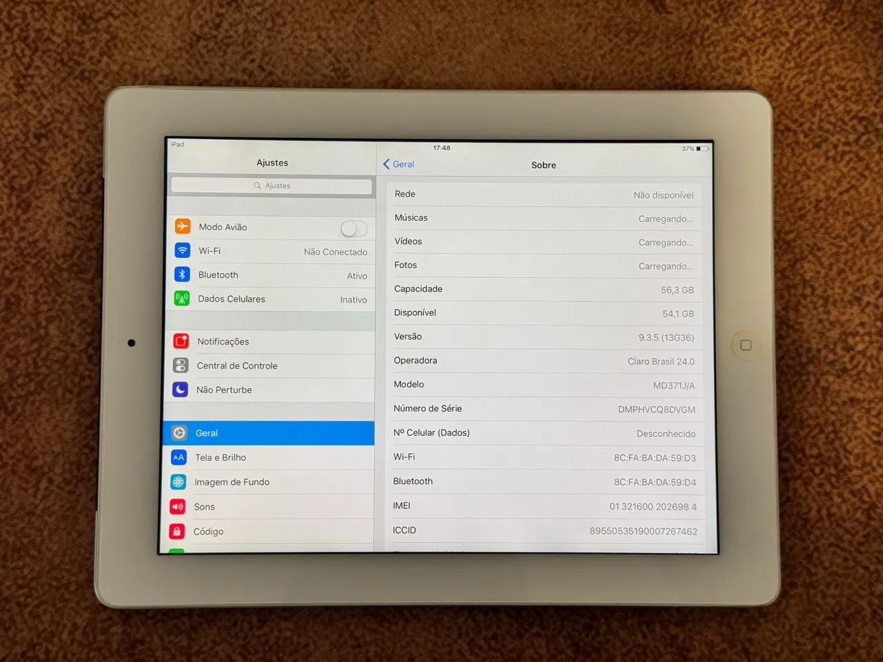 iPad 3ª geração MD371J/A 64GB Wi-Fi+Cellular iOS 9.3.5 (modelo JP) - Foto 3