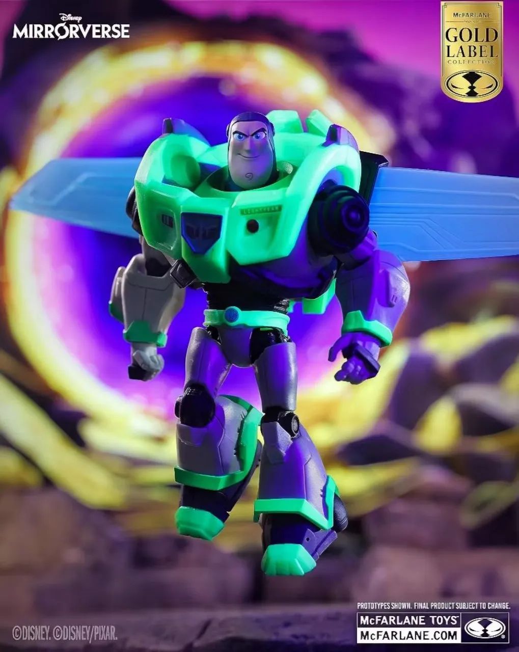 Disney Mirrorverse Buzz Lightyear Mcfarlane original lacrado