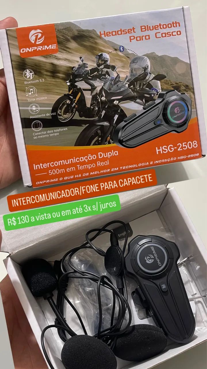 Helmet Intercom/Headset - ONPRIME.440255161566515200