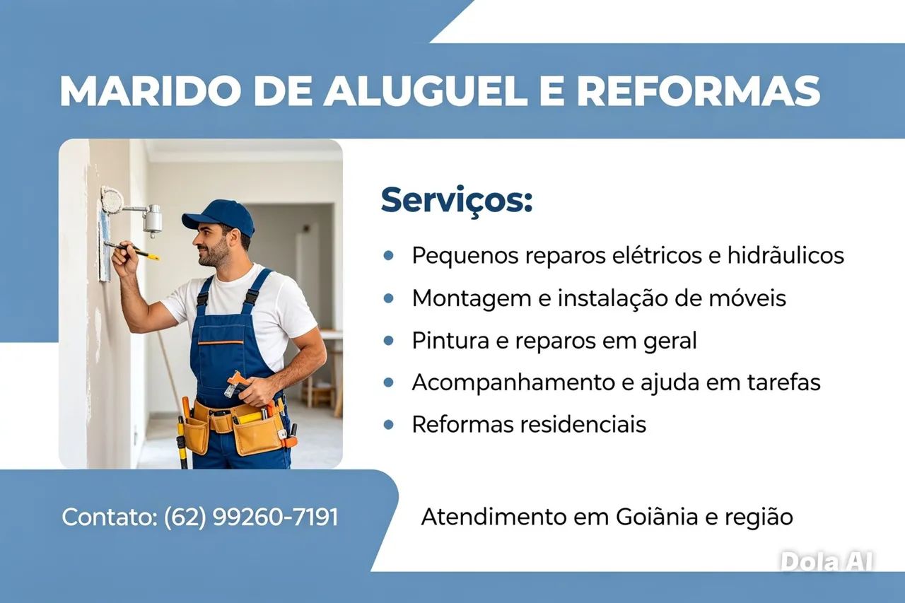 Marido de aluguel Reformas RS10,00