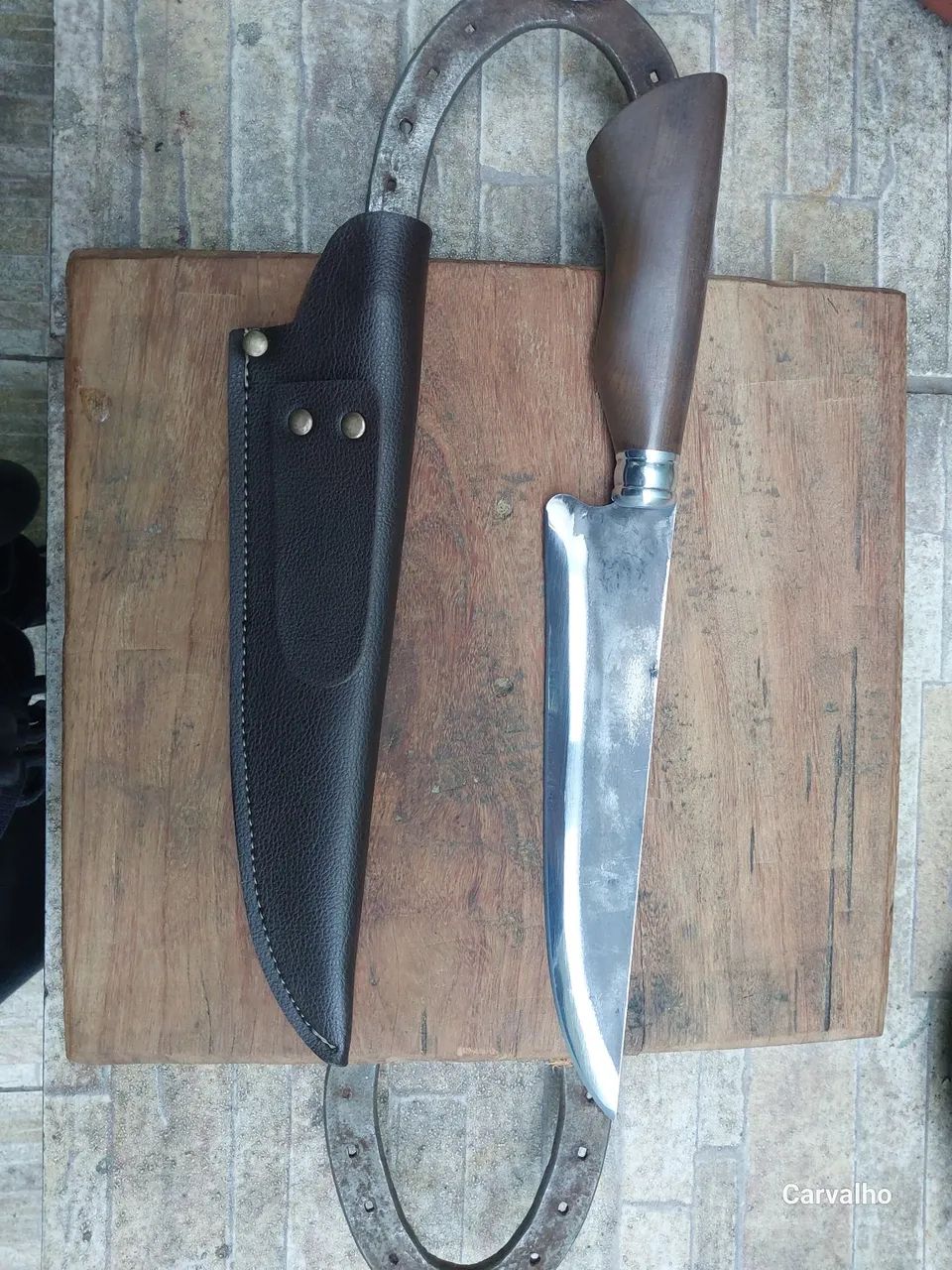 Faca artesanal gaúcha  inox  brut forge  - Foto 2
