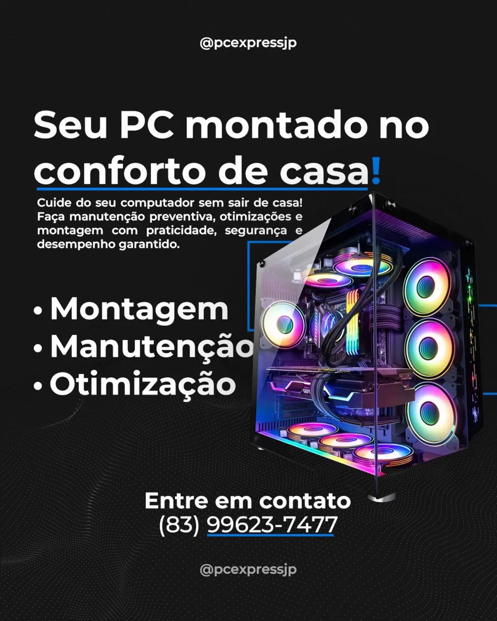 Montagem de PC Gamer a Domicílio 