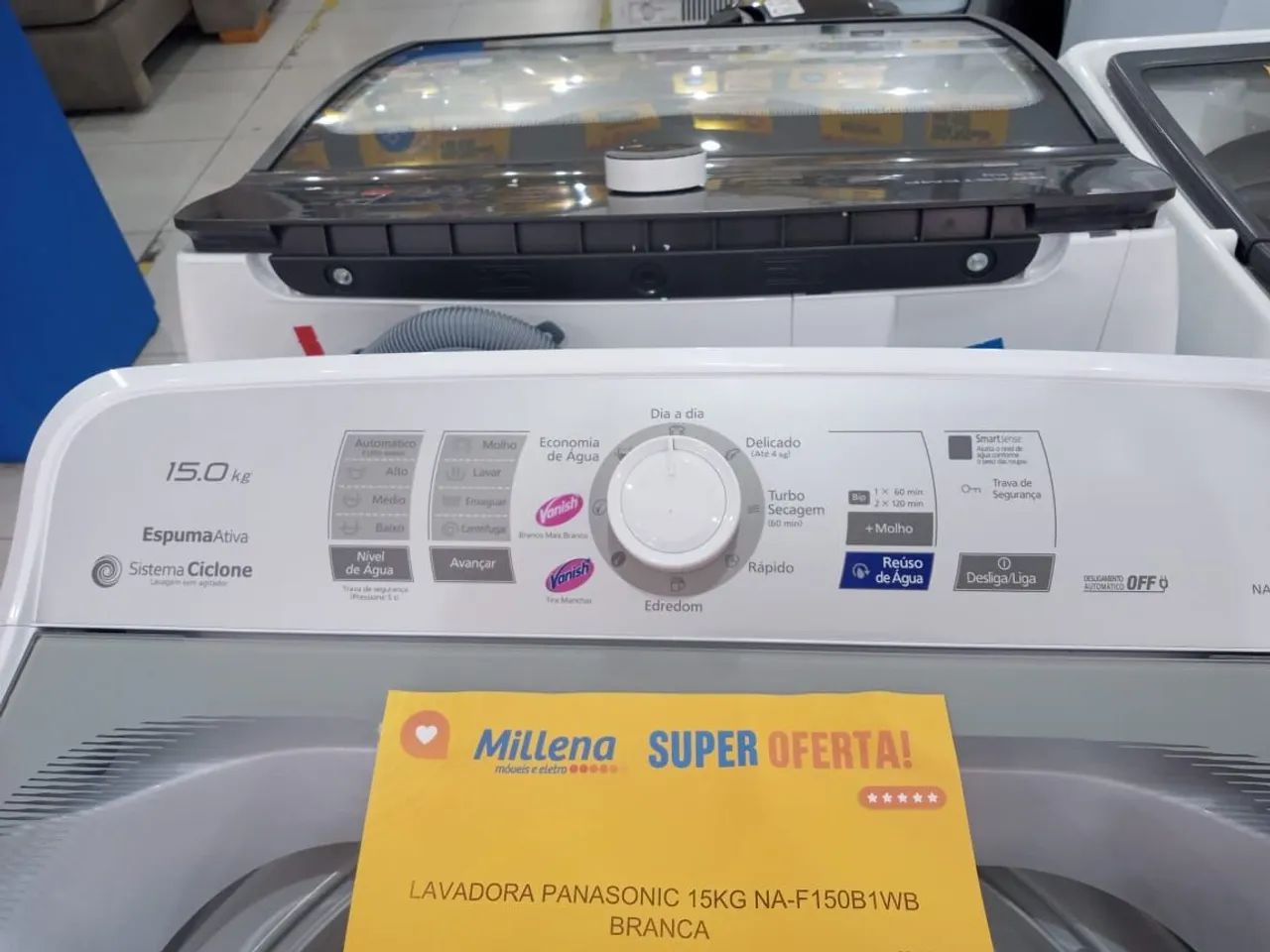 Máquina de lavar Panasonic  - Foto 4
