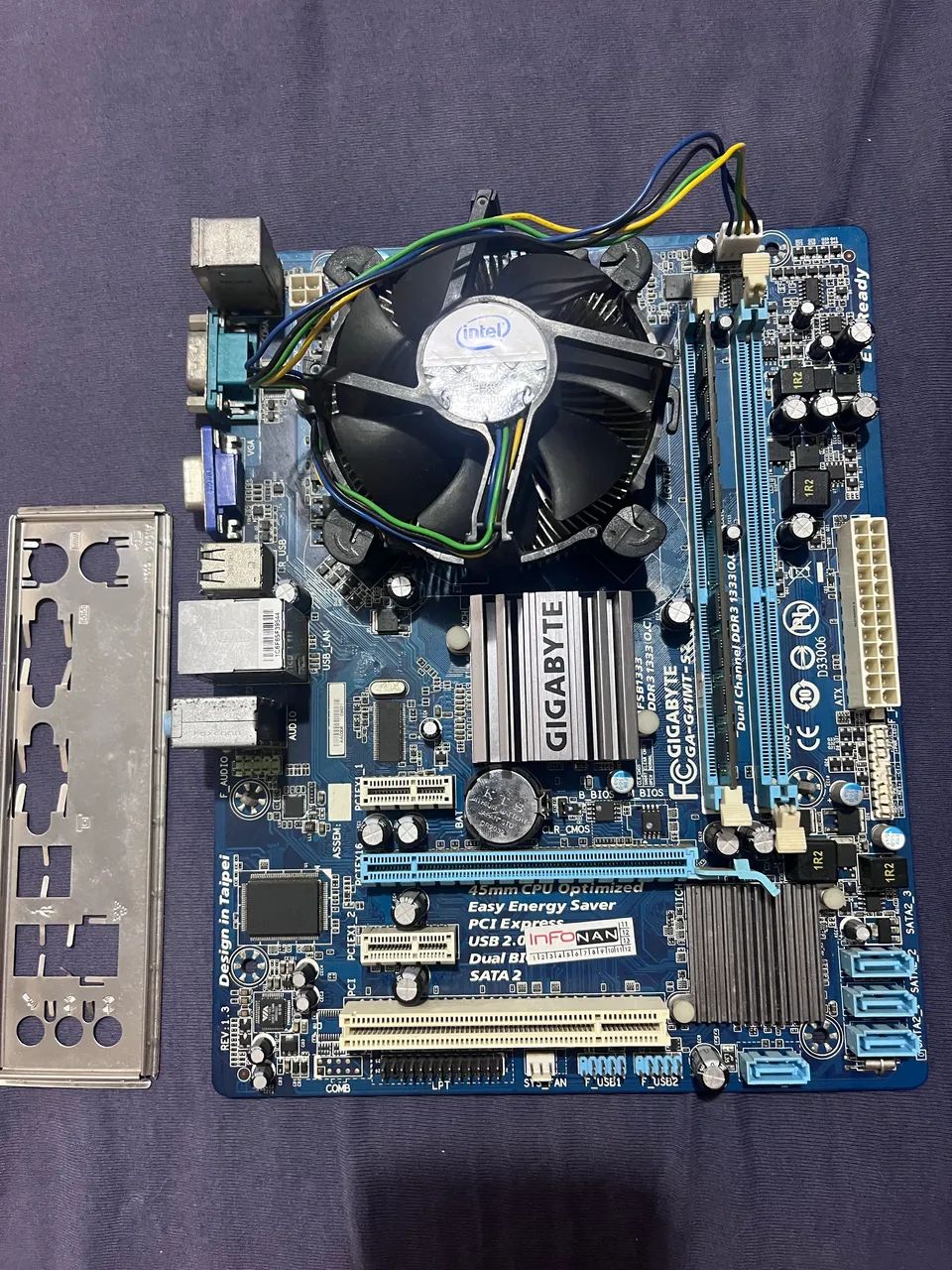 ? Kit Placa-mãe + Processador + Memória + Cooler
