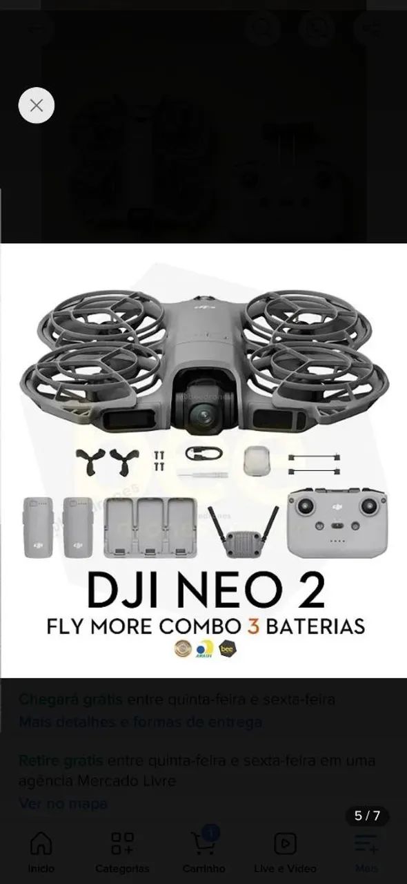 Drone DJI 071 Neo 2 Combo Fly More  - Foto 5