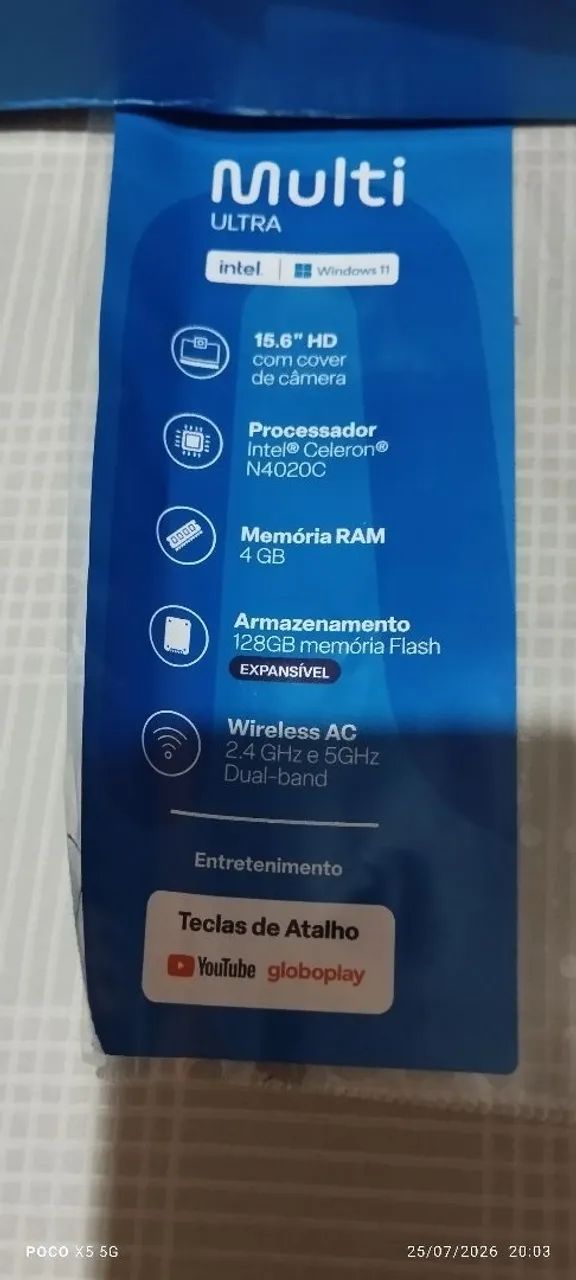 Vendo um notebook multi ultra novo zero na caixa  - Foto 3