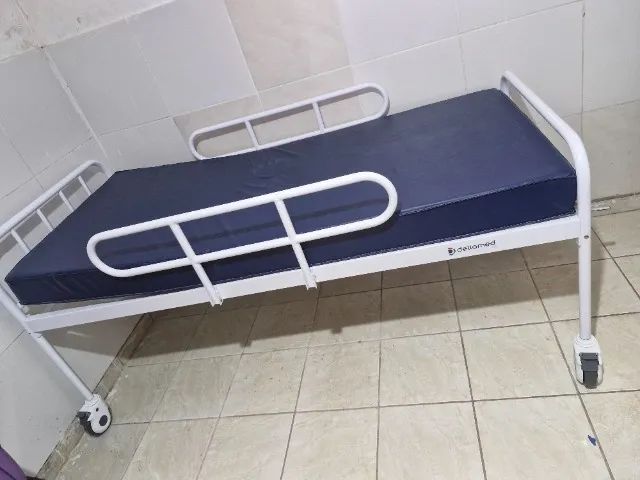 Cama c/ Colchão Hospitalar  - Foto 3
