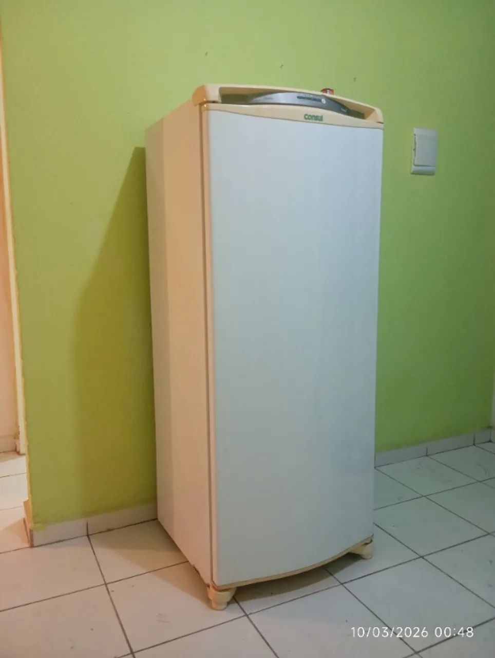 COMBO BARATO - Geladeira + Fogão + Mesa + Cama Box Solteiro | Tudo funcionando