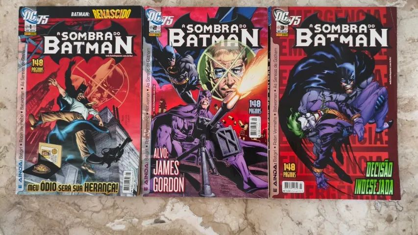HQs DC A Sombra do Batman (1, 2 e 3)