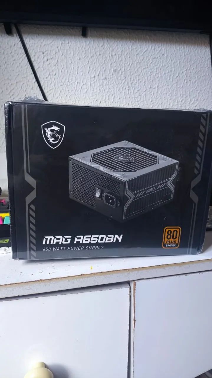 Fonte 650 whats msi lacrada