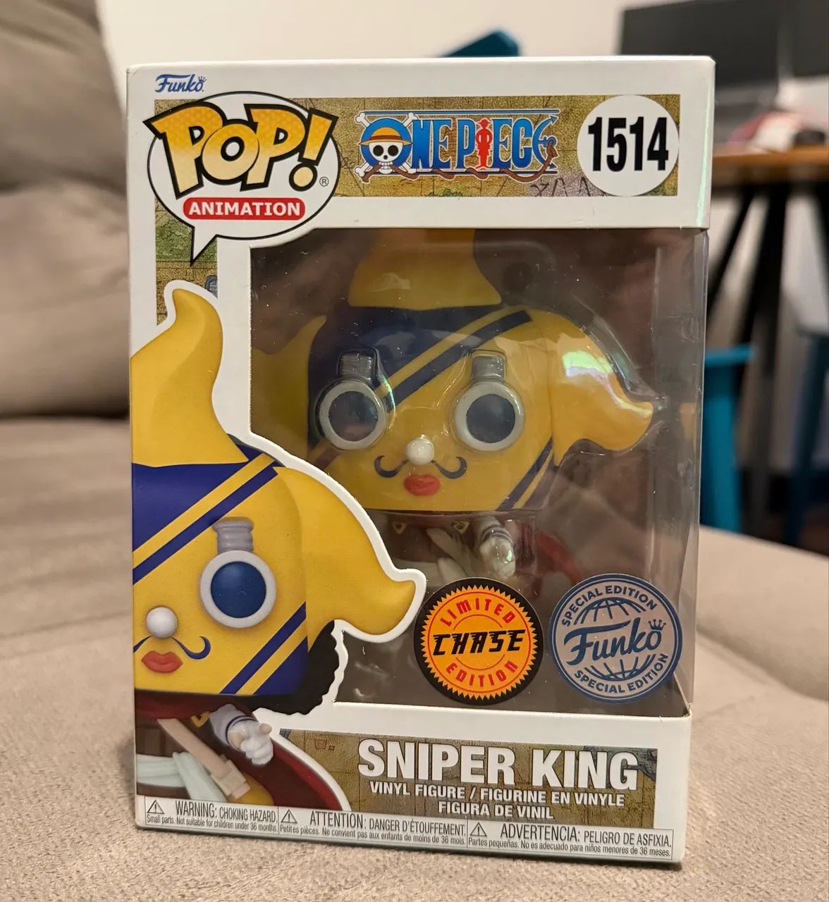 Funko Pop! One Piece - Sniper King #1514 Chase Exclusivo