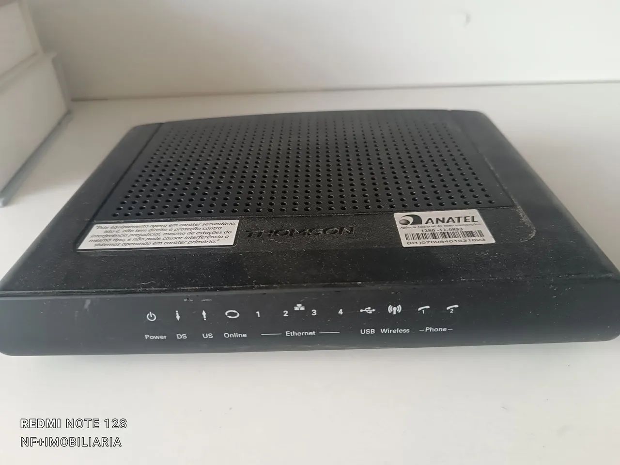 Roteador modem Thomson DWG874B - Usado