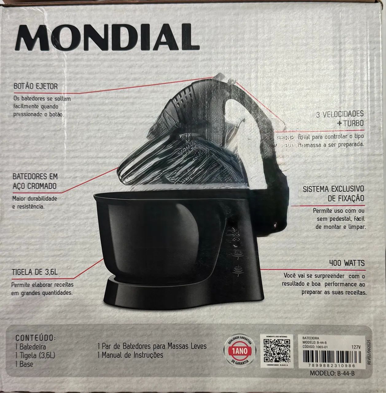 Batedeira Mondial  - Foto 2