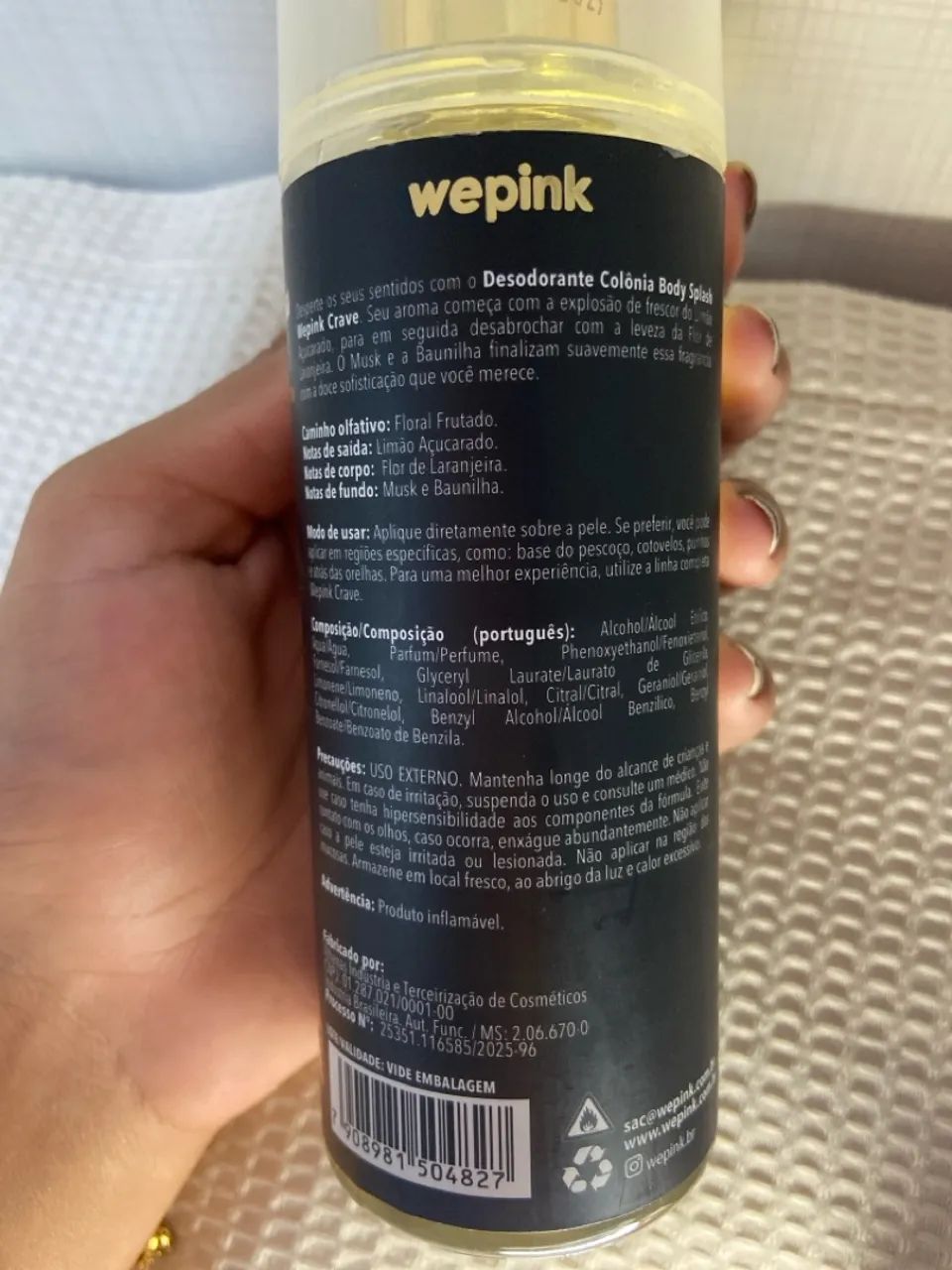 Body Splash Wepink Crave - Foto 4