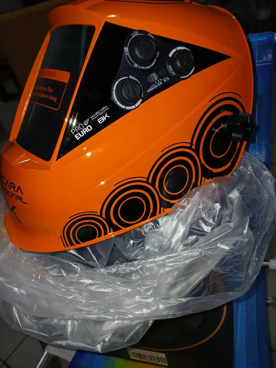 Máscara de solda profissional 8k top de linha - Foto 4
