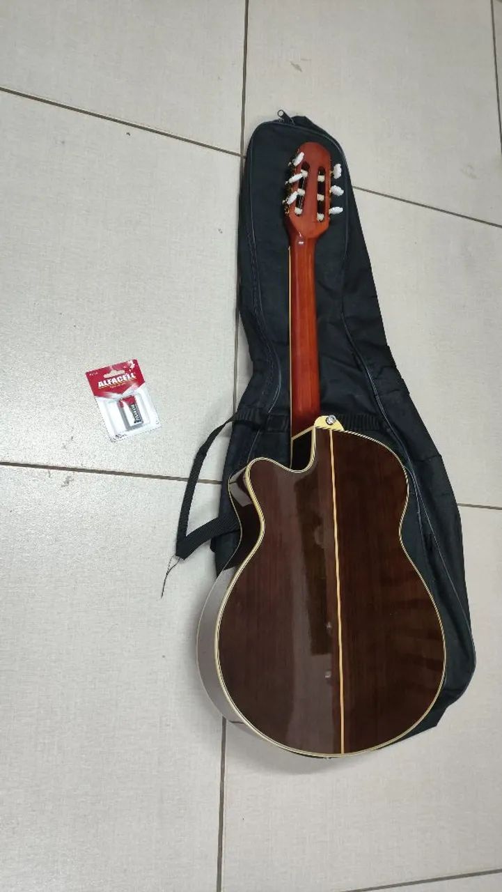 Violão eletrico digital Tagima ventura acustic nylon  - Foto 4