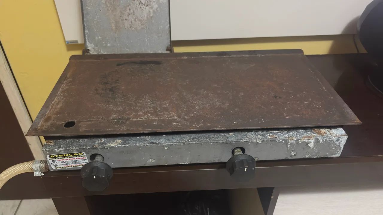 Chapa para hambúrguer, espetinho  - Foto 3