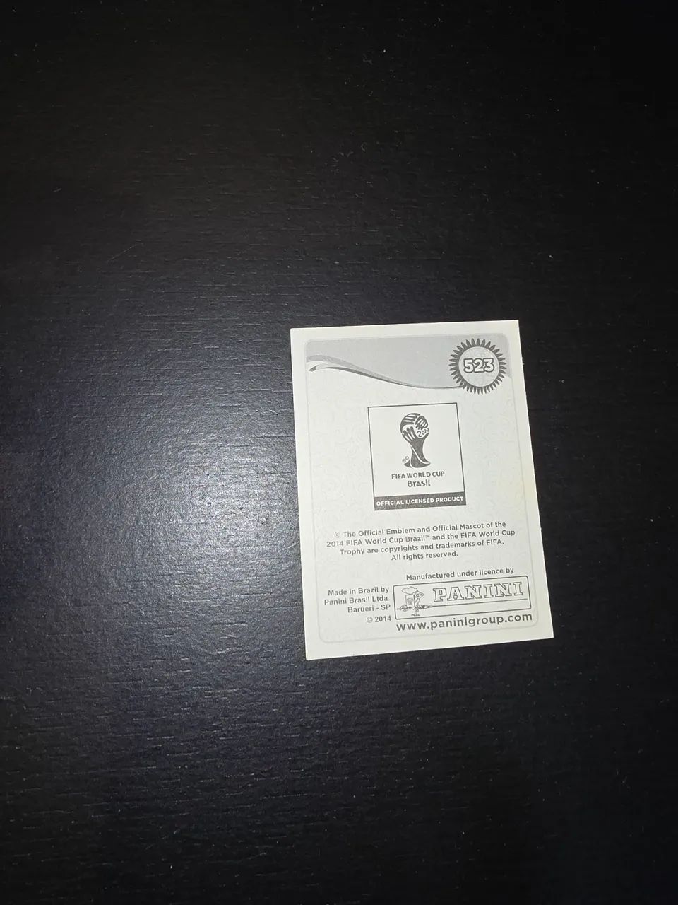 Figurinha da Copa do Mundo de 2014 Cristiano N°523 Ronaldo - Foto 2