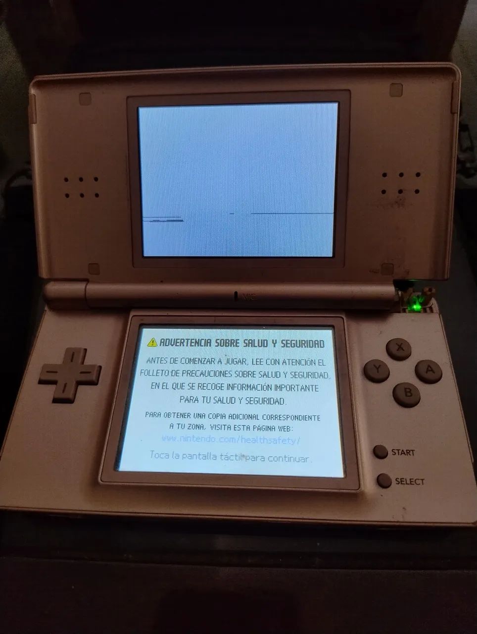 Nintendo DS lite rose defeito  - Foto 2