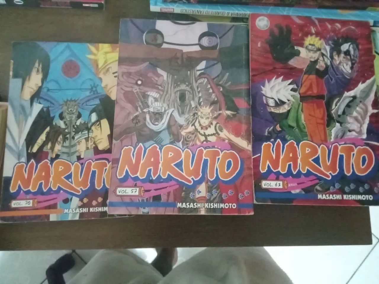 Vol 70,63 e 57 naruto pocket - Livros e revistas - Macuco, Macuco
