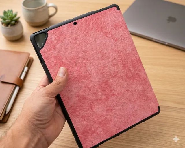 Capa Protetora Ultrafina e Leve com Suporte para Lápis Apple Compatível com iPad Air2 - Foto 3