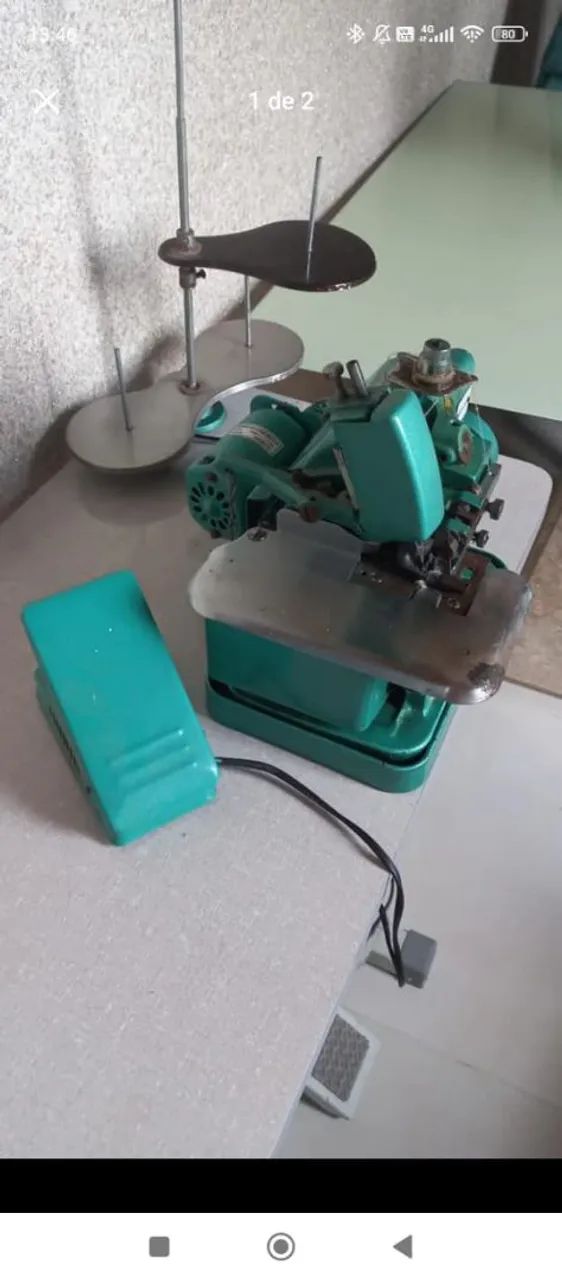 Máquina overloque com mesa - Foto 4