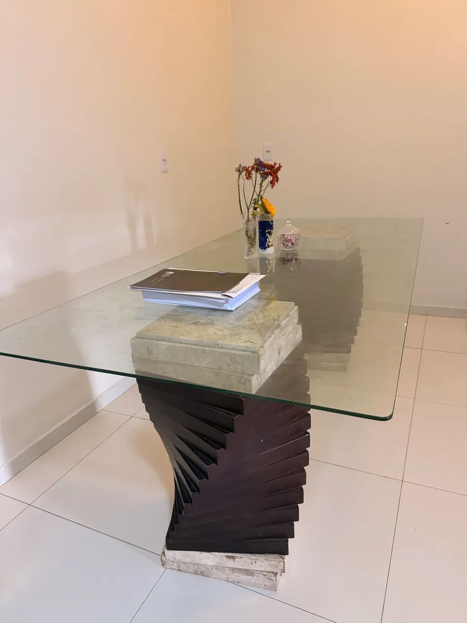 Mesa grande de vidro  - Foto 2