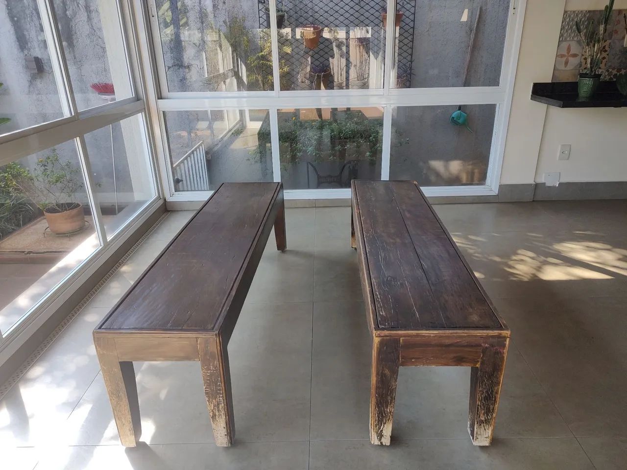 Banco de madeira maciça  - Foto 2