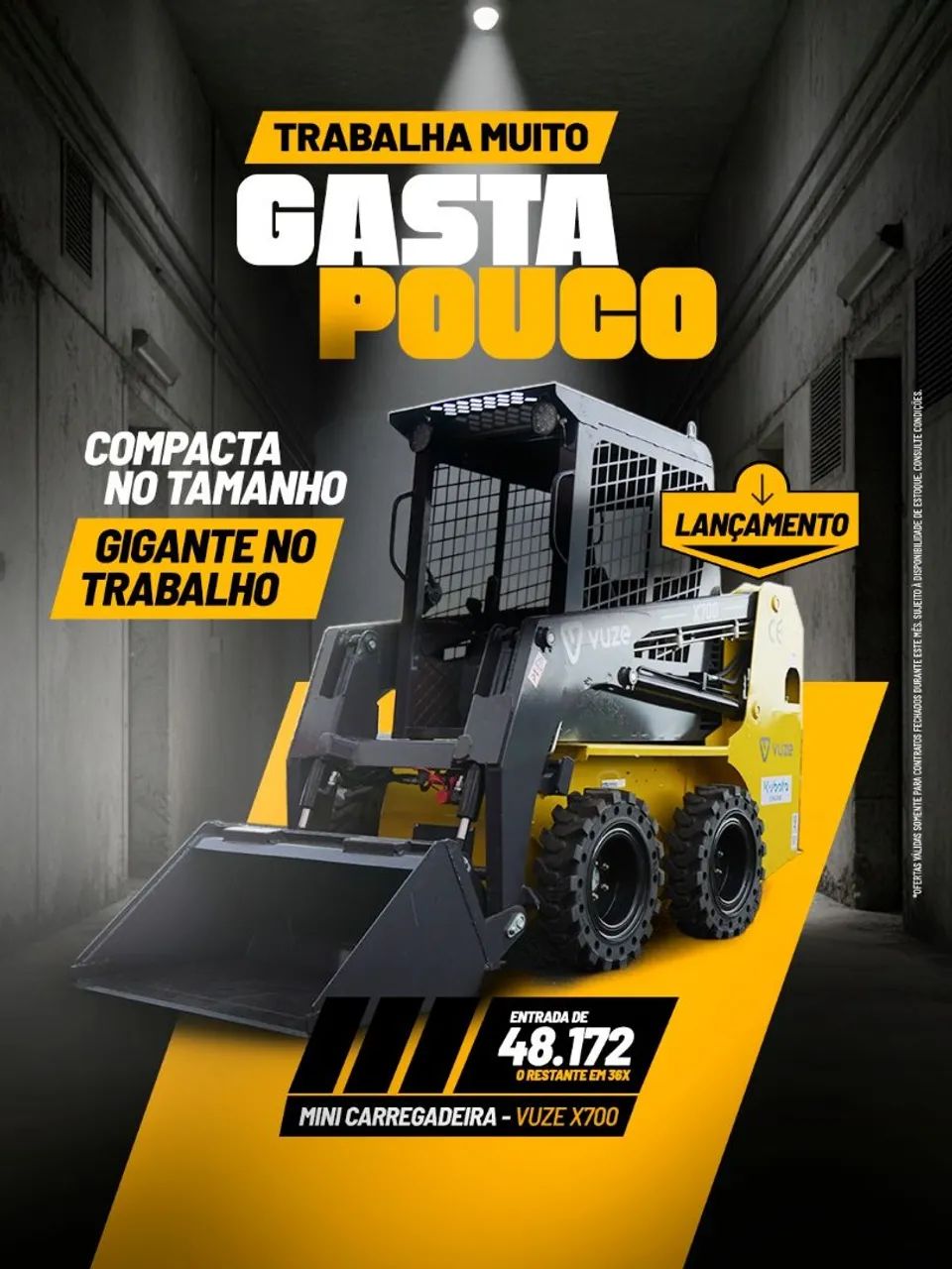 Mini carregadeira kubota (BobCat) - Foto 3