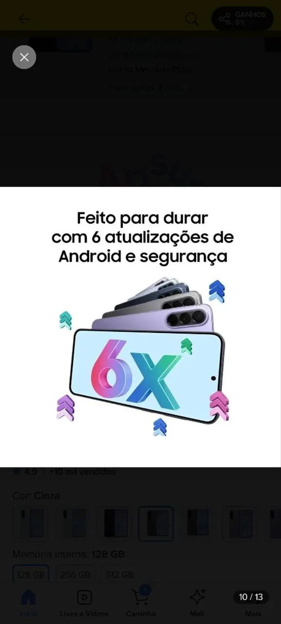 Samsung A57 128GB - Foto 5