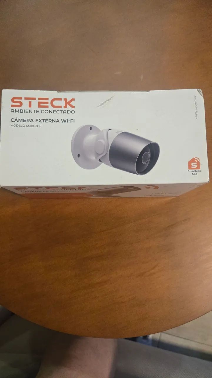 Camera Externa Wi-Fi da Steck nova