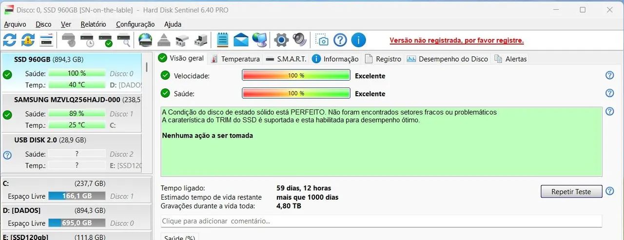 SSD 960GB  - Foto 2