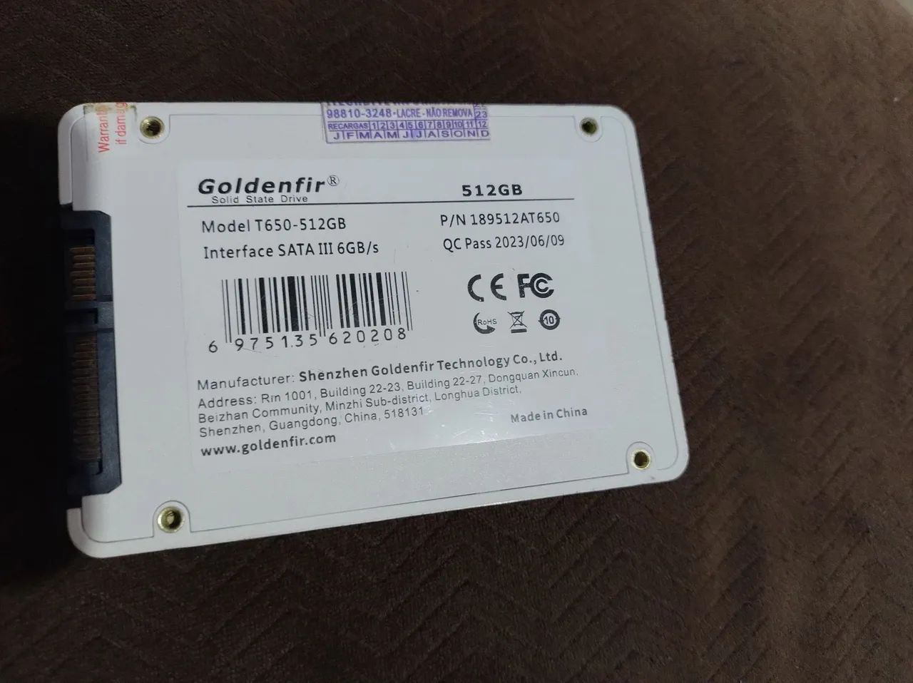 SSD 512 gigas com windows  - Foto 2