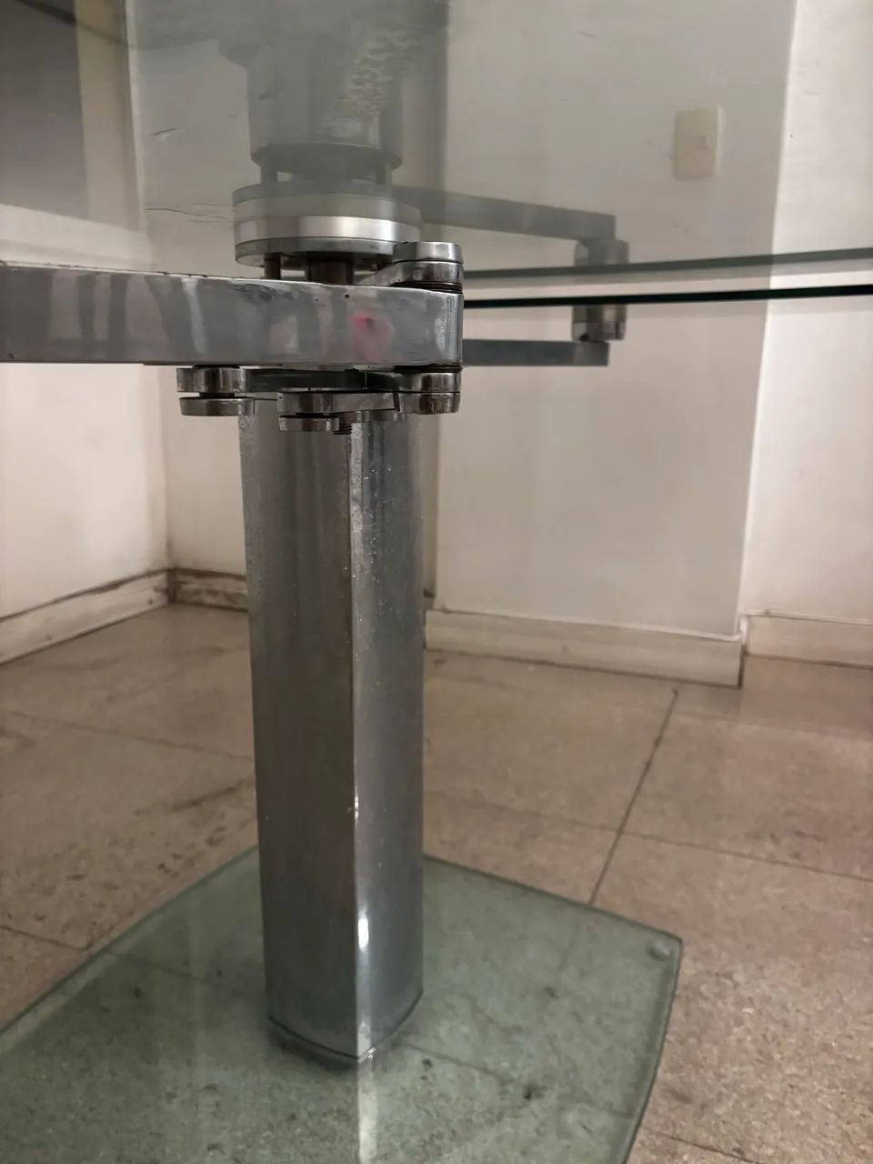 Mesa de Jantar de Vidro Extensível - Foto 4