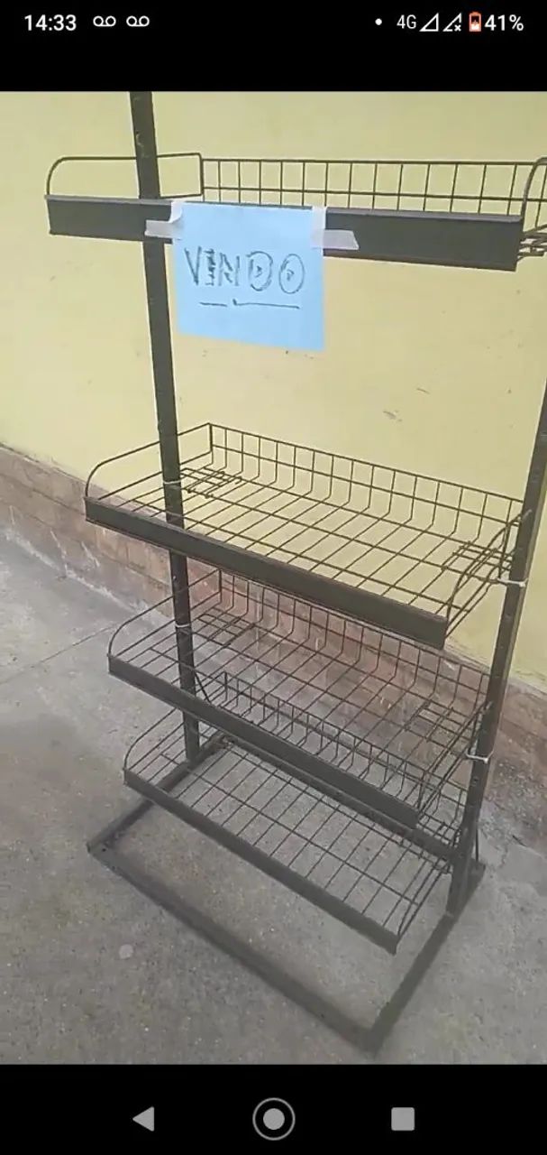 Platileira de ferro armarinho 