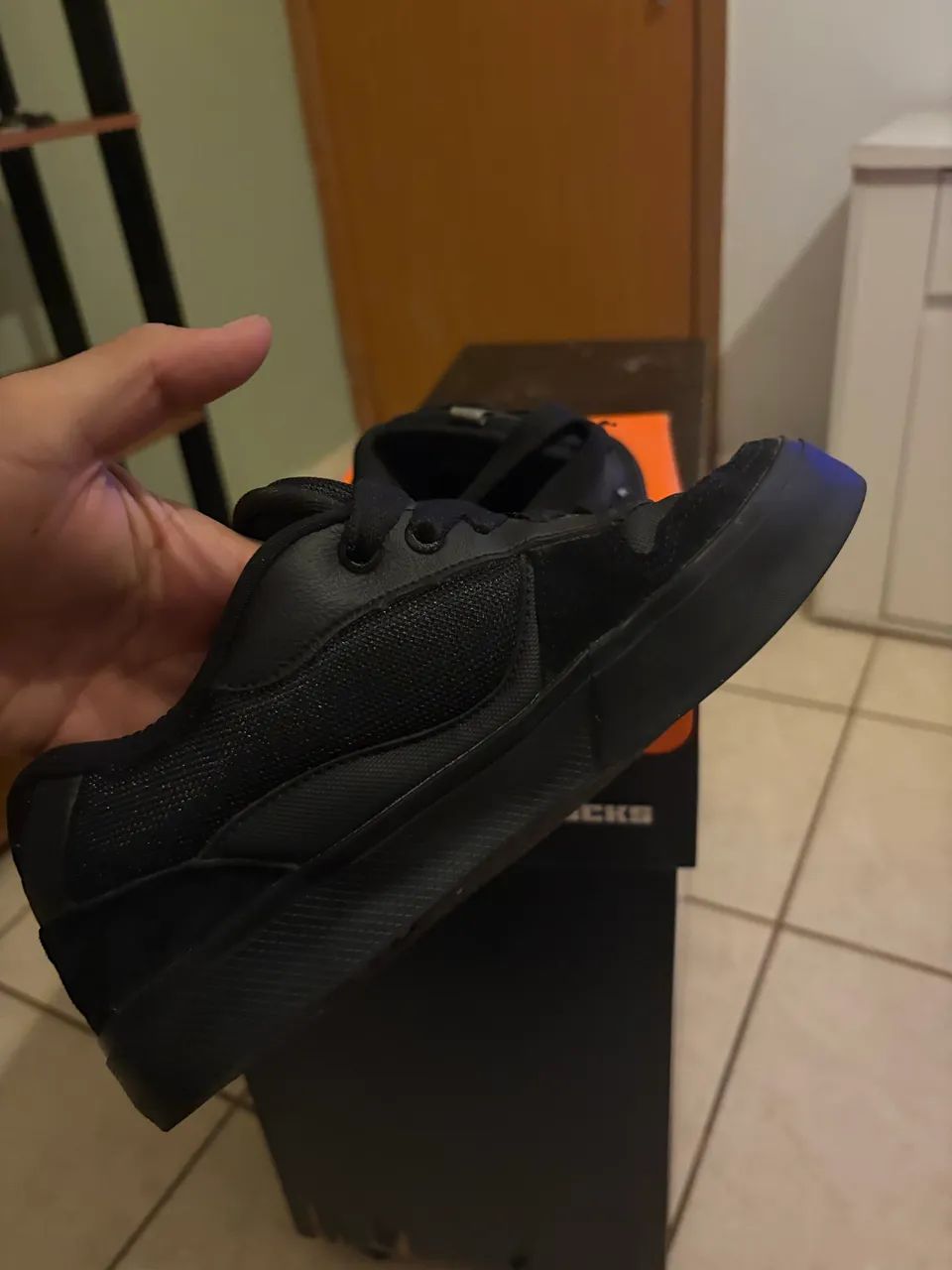 Tênis Hocks Puff - Preto Refletivo - Foto 4