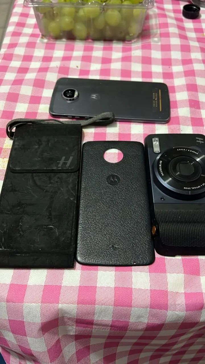 Moto Z2 play câmera snap e capinha 