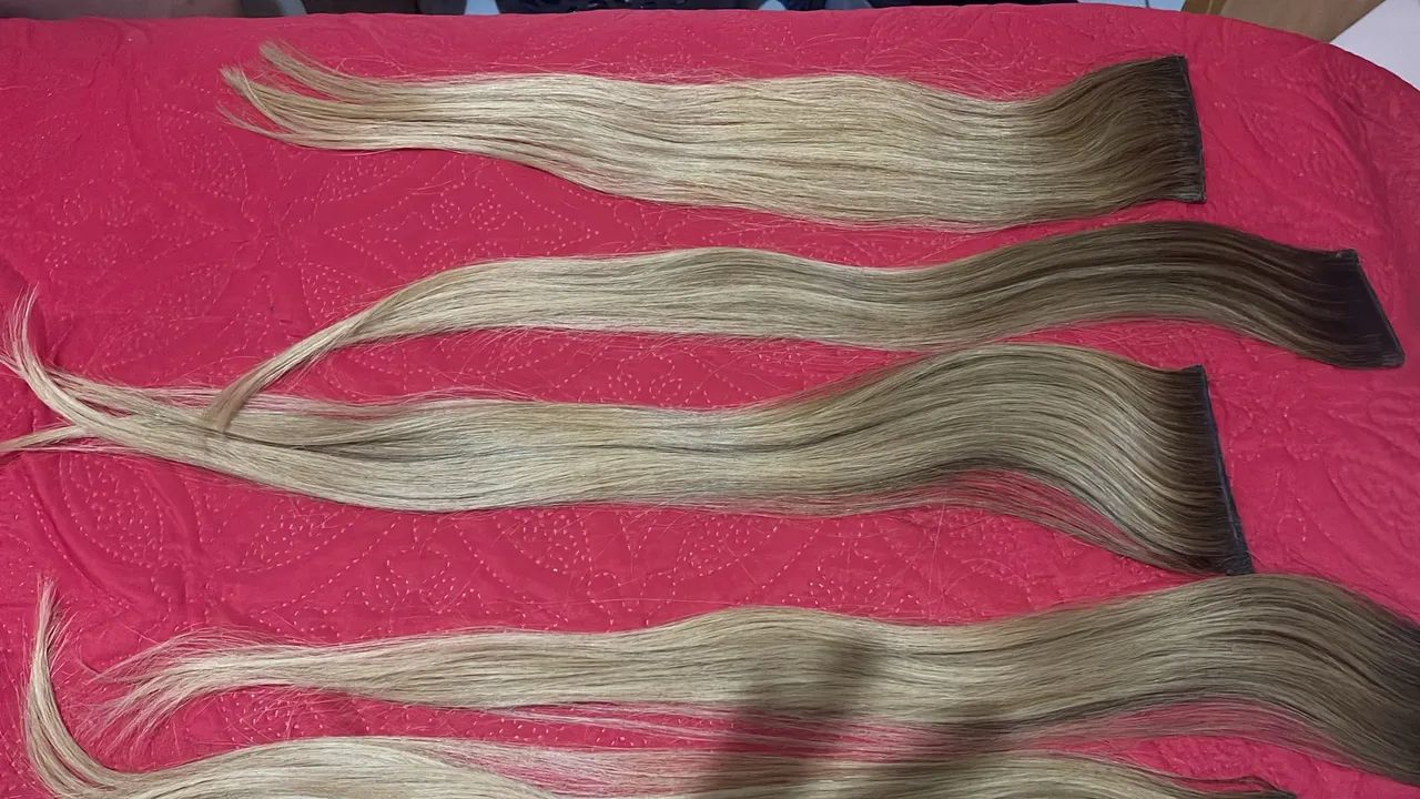Mega hair humano brasileiro -65cm (9 telas) - Foto 5